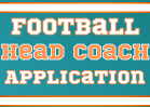 2025 Football Head Coach Application